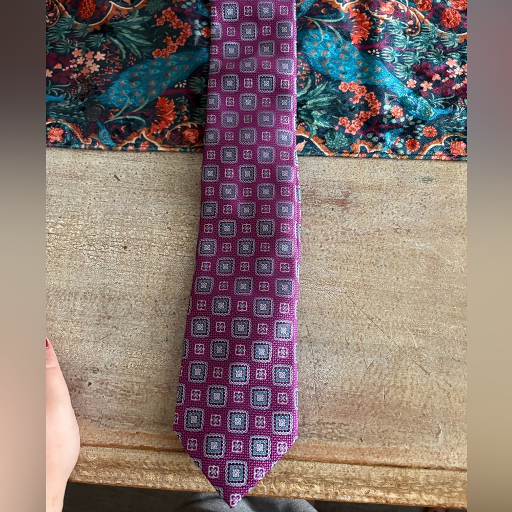 David Donahue printed tie
